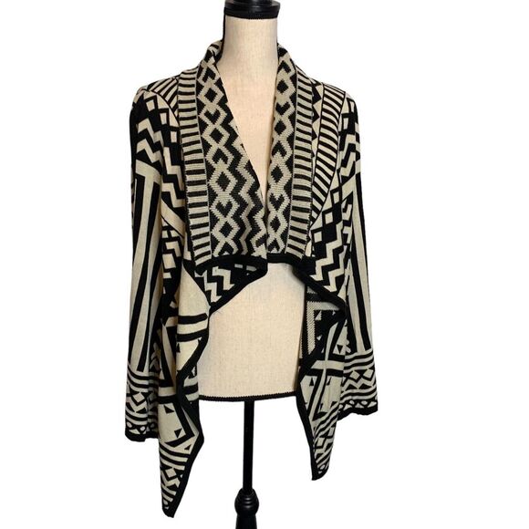 Staring at Stars Cardigan Womens Medium Draped Southwestern Print Long Sleeve - Picture 11 of 14